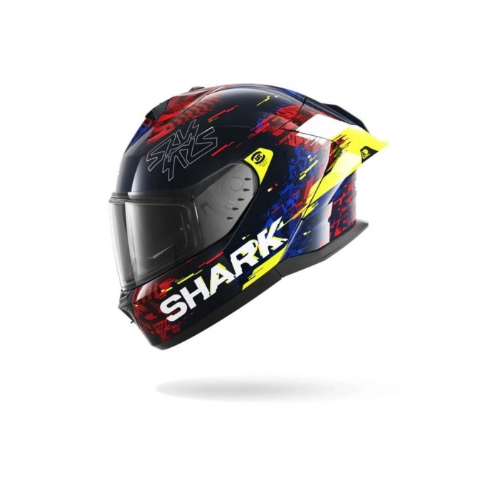 SKWAL CUP SPEED VIB MAVİ KIRMIZI SARI KAPALI KASK