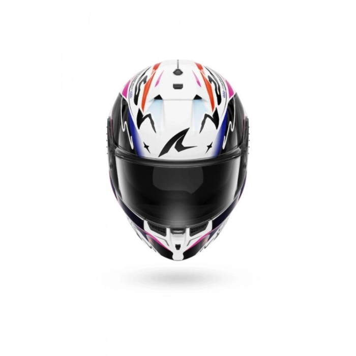 Kask Skwal Cup Speed-Fancy Kapalı Beyaz/Siyah