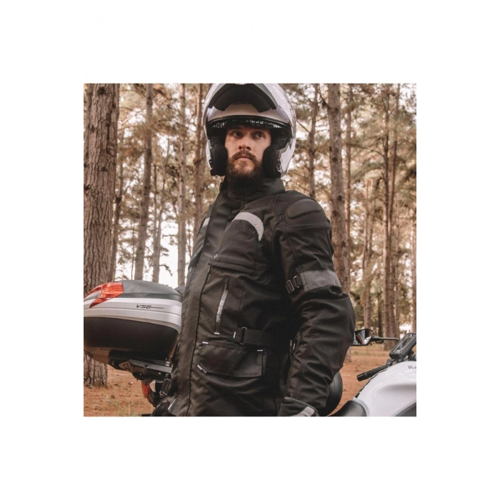 Nf-2500 4 Mevsim Aırbag Korumalı Mont Siyah