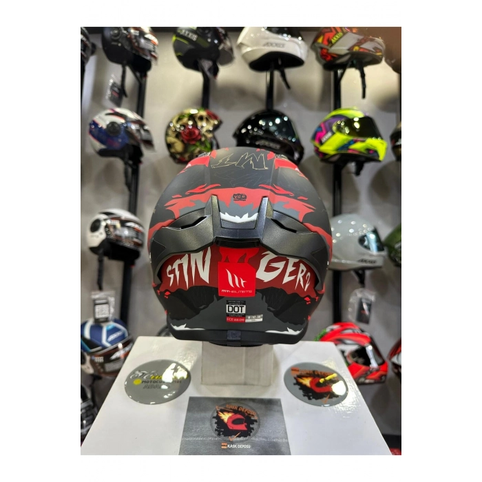 Stinger 2 Ardent B5 Mat Kapalı Motosiklet Kaskı