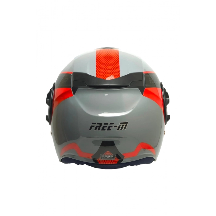 FR-665 Bold Yarım Motosiklet Kaskı Güneş Vizörlü