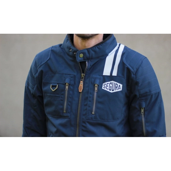 SCORPIO MAVİ RETRO MOTORCU MONTU