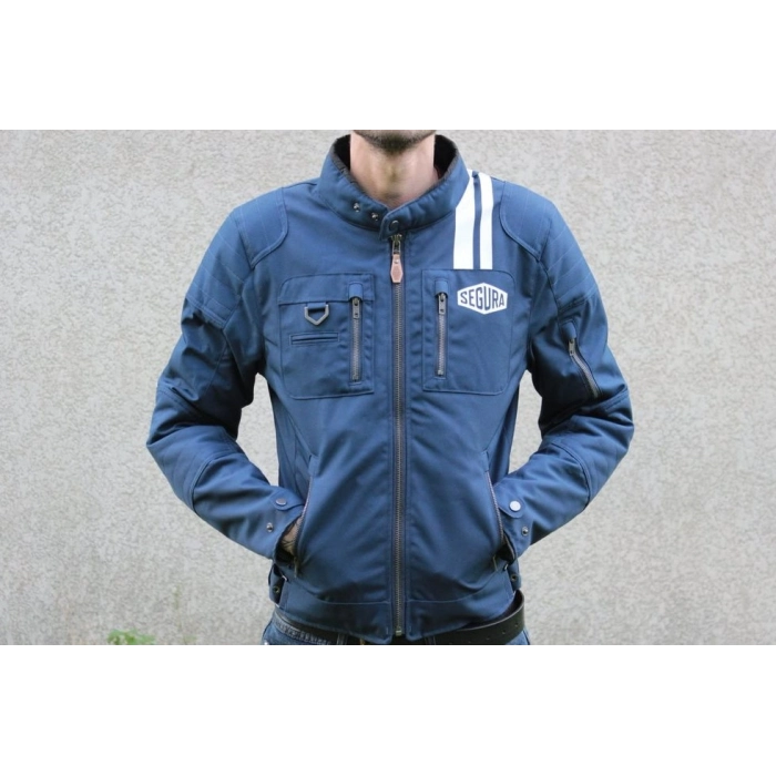 SCORPIO MAVİ RETRO MOTORCU MONTU