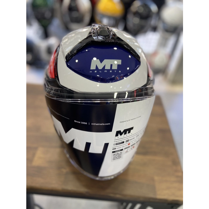 KIRMIZI BEYAZ YARIM KASK GÜNEŞ VİZÖRLÜ