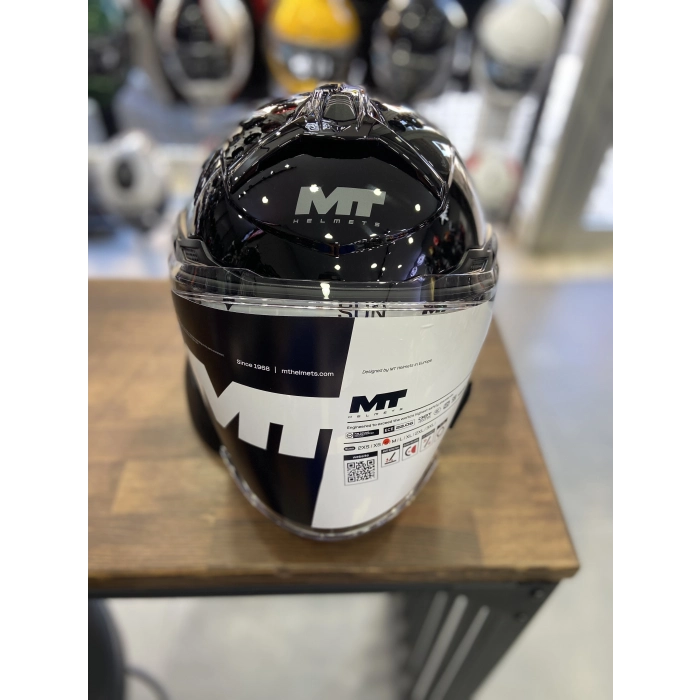 PARLAK SİYAH YARIM KASK GÜNEŞ VİZÖRLÜ