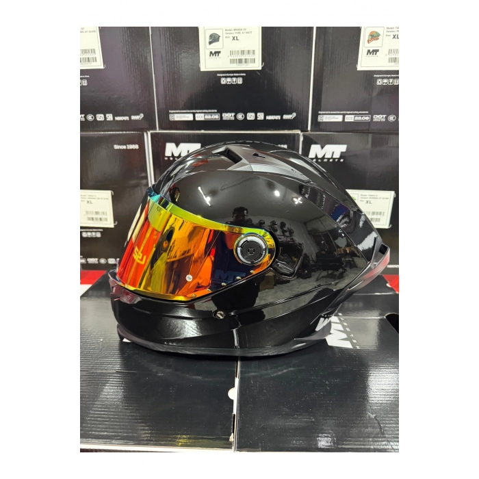 Braker sv solid a1 parlak siyah kask (şeffaf vizörlü biçimde) gönderilecektir