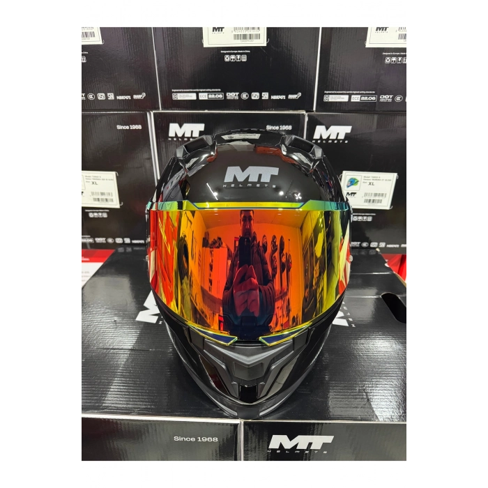 Braker sv solid a1 parlak siyah kask (şeffaf vizörlü biçimde) gönderilecektir