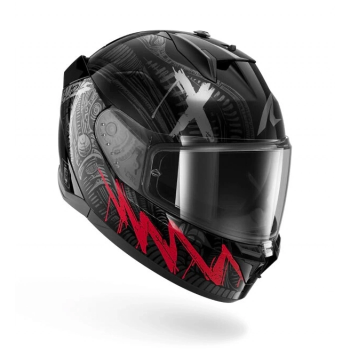 D-Skwal 3 Shıever Kapalı Kask (MOTOZİLLA)