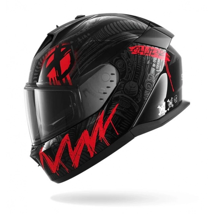 D-Skwal 3 Shıever Kapalı Kask (MOTOZİLLA)