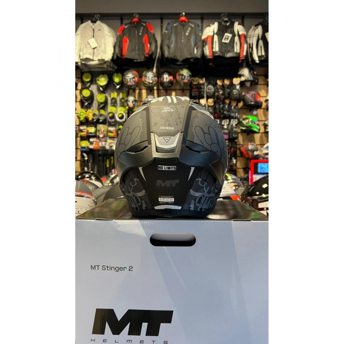 MT KASK FF126 STINGER 2 TAGGER B2 MAT(ŞEFFAF VİZÖRLÜ)