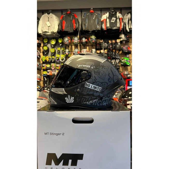 MT KASK FF126 STINGER 2 TAGGER B2 MAT(ŞEFFAF VİZÖRLÜ)