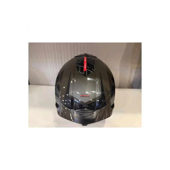 KASK MT THUNDER 4R SV LUMİNENCE D1 PARLAK GRİ