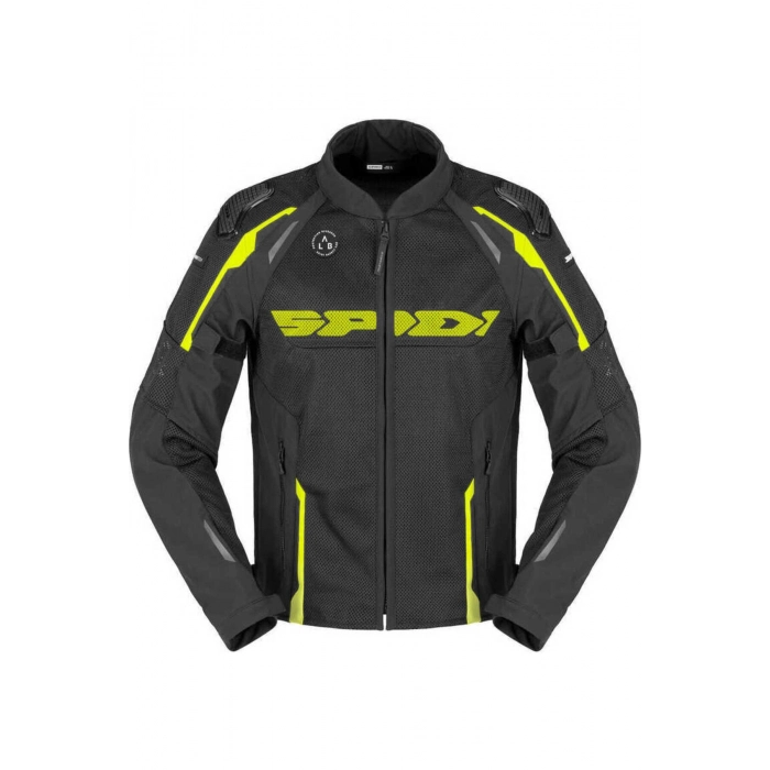RACE WARRIOR 2 NET YAZLIK CEKET SIYAH SARI