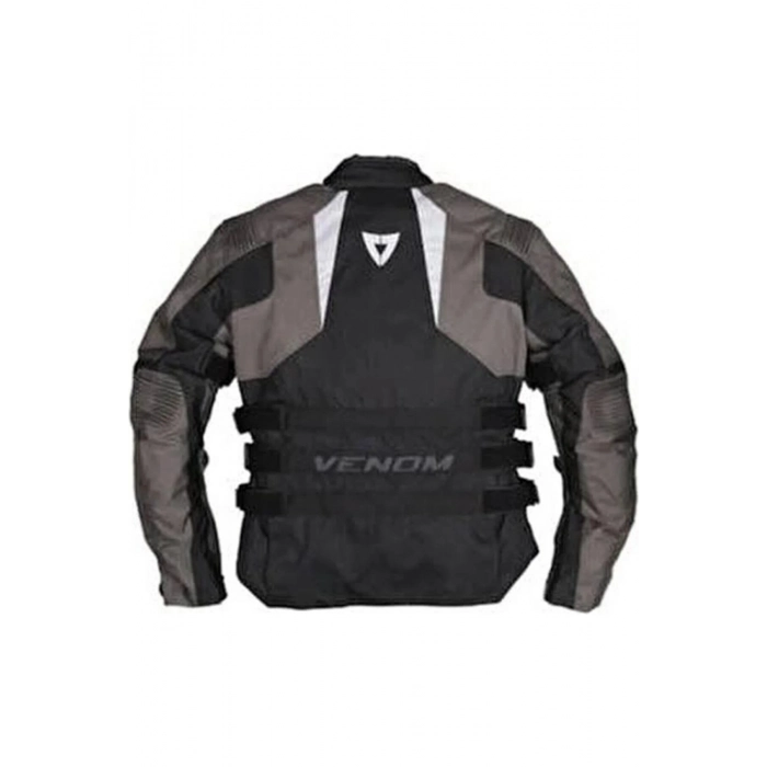 Motosiklet Montu Tourex 4 Mevsim CE Sertifikalı Touring Long Motor Mont Siyah-Gri