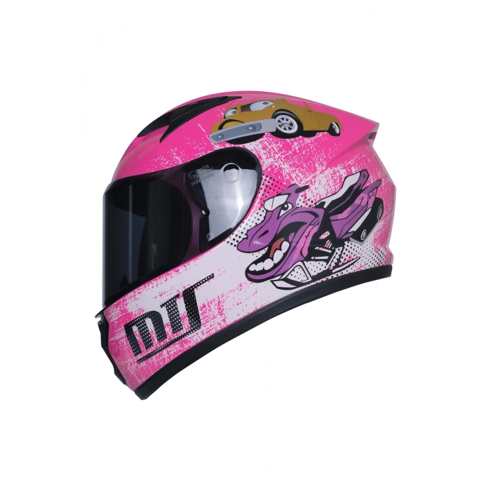 201 PEMBE ÇOCUK KASKI KAPALI MODEL