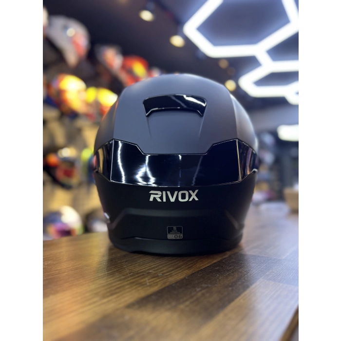 RX MAT SİYAH KASK ŞEFFAF(+1 SİYAH ) VİZÖRLÜ