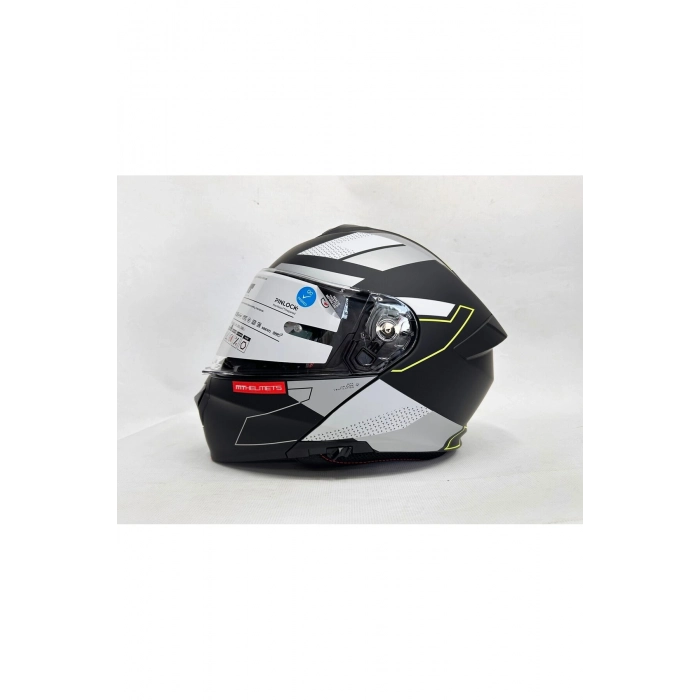 Kask Genesis Talo B2 Mat Çene Açılır Kask Iç Güneş Vizörlü
