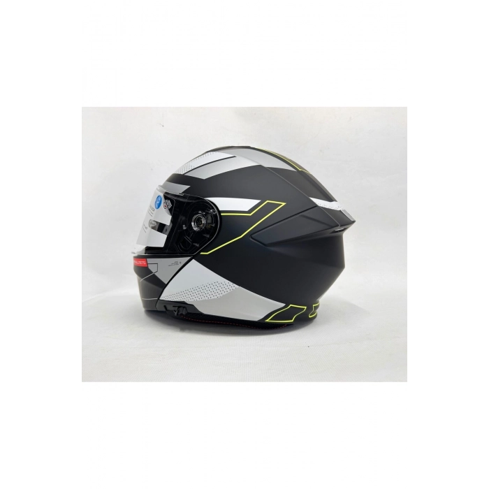 Kask Genesis Talo B2 Mat Çene Açılır Kask Iç Güneş Vizörlü