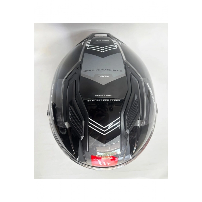 Stinger 2 Tron B12 Parlak Renk Şefaf Vizörlü V-28B