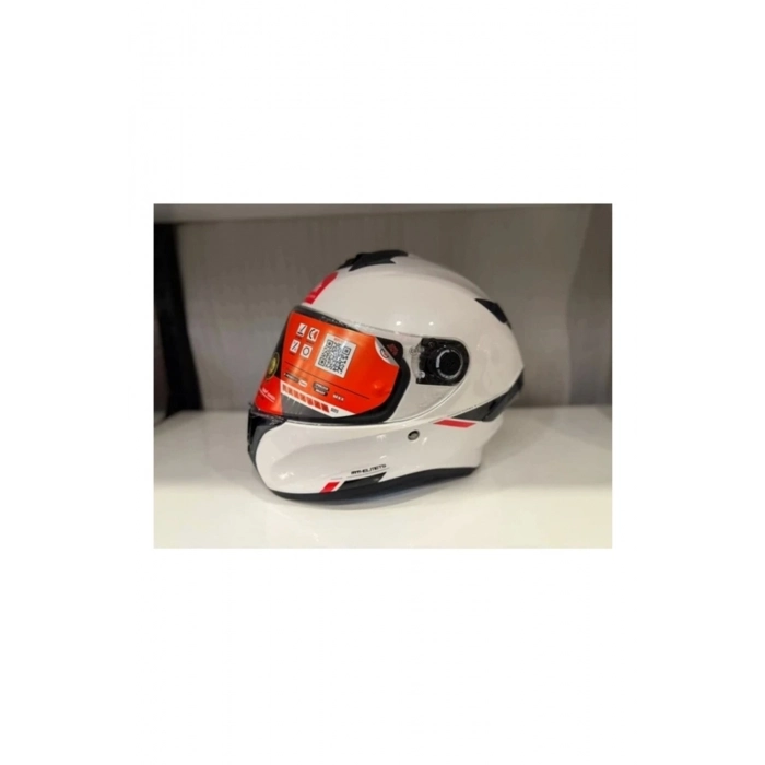 Kask Targo S Solid Parlak Beyaz