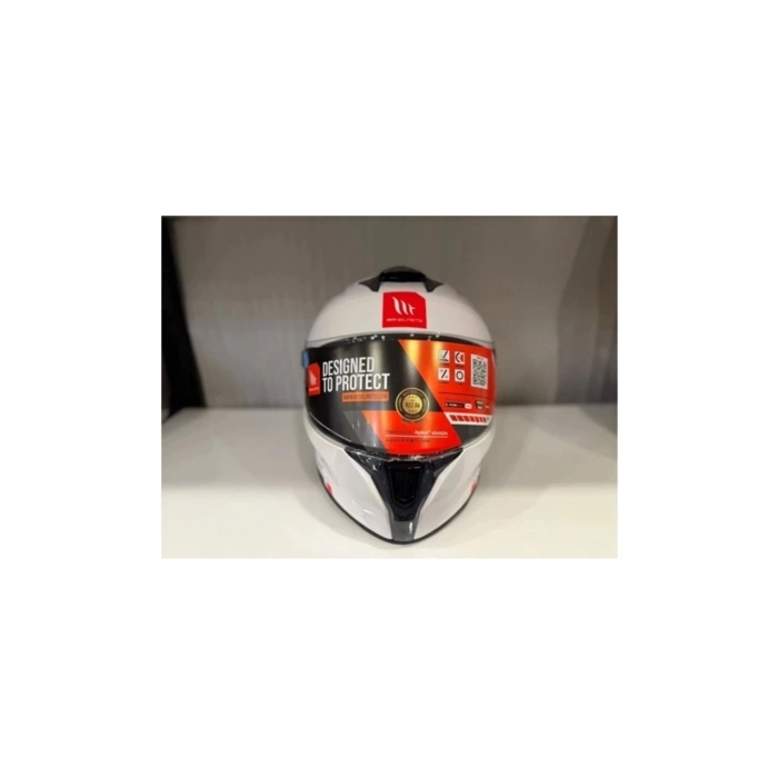 Kask Targo S Solid Parlak Beyaz