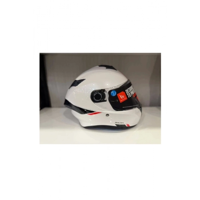 Kask Targo S Solid Parlak Beyaz