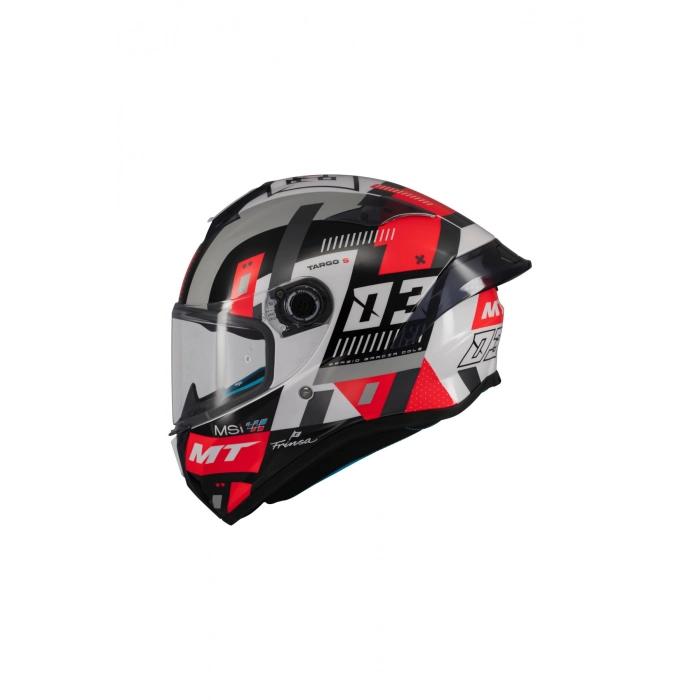 KASK MT HELMETS TARGO S B5 KIRMIZI SERGİO GARCIA