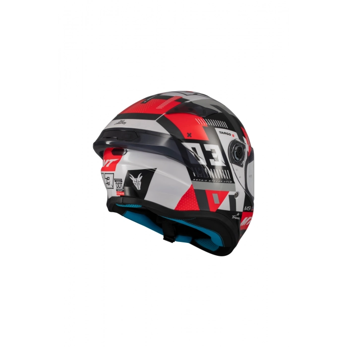 KASK MT HELMETS TARGO S B5 KIRMIZI SERGİO GARCIA