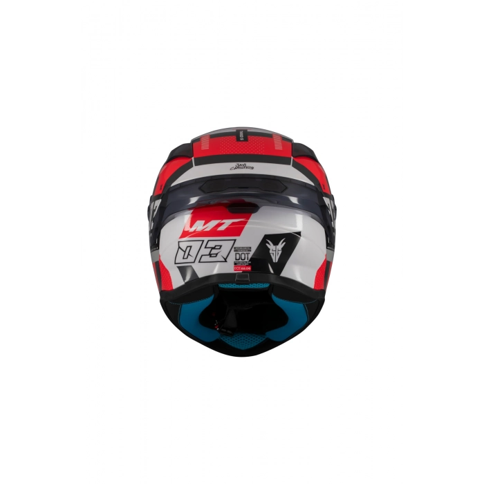 KASK MT HELMETS TARGO S B5 KIRMIZI SERGİO GARCIA