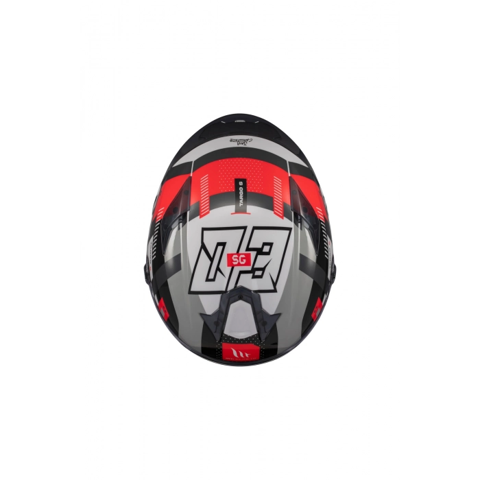 KASK MT HELMETS TARGO S B5 KIRMIZI SERGİO GARCIA