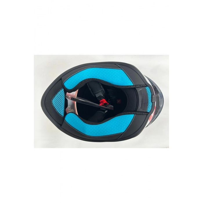 Helmets Targo S Sergio Garcia D7 Şeffaf Vizörlü V-14b Kapalı Kask Parlak Renk
