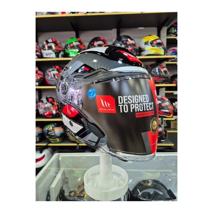 Cosmo SV Silence B2 Parlak Açık Kask