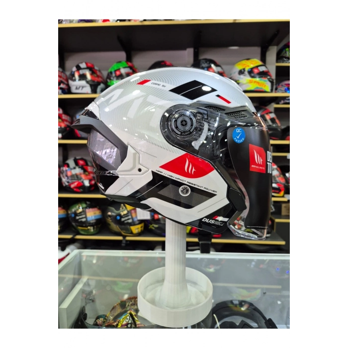 Cosmo SV Silence A2 Parlak Açık Kask