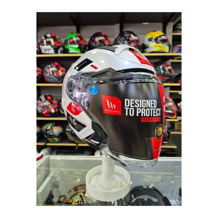 Cosmo SV Silence A2 Parlak Açık Kask