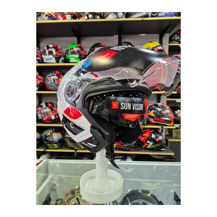 Cosmo SV Silence A2 Parlak Açık Kask