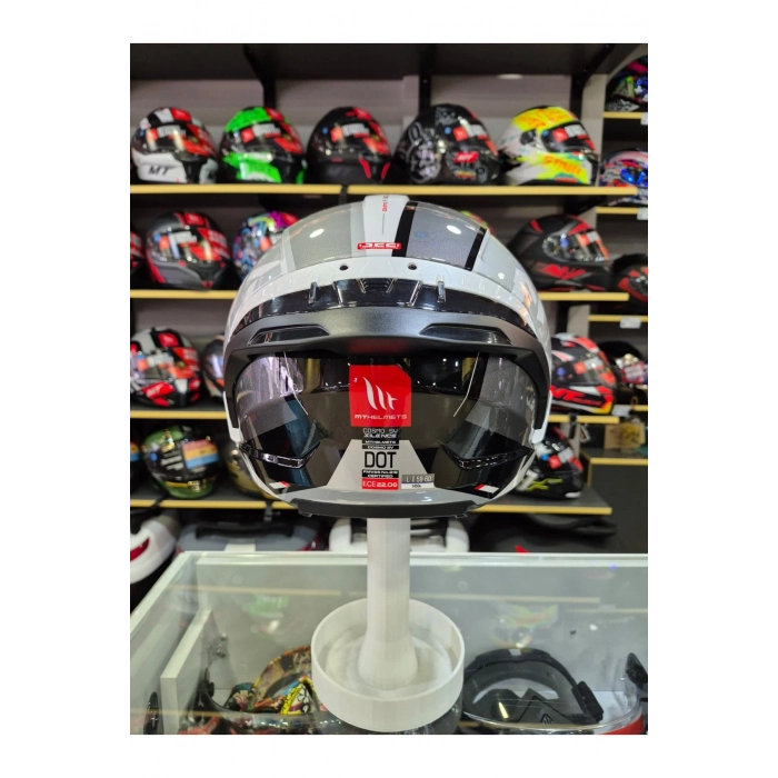 Cosmo SV Silence A2 Parlak Açık Kask