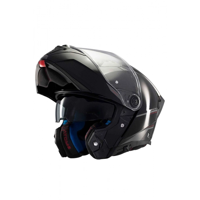 Atom 2 Sv Solid A1 Parlak Çene Açılır Kask