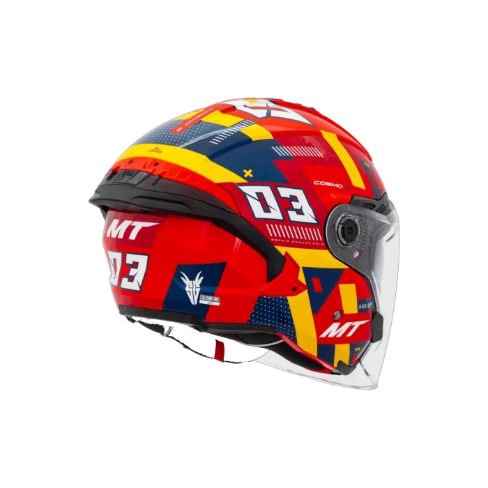 Cosmo Sv Sergio Garcia E5 Parlak Açık Kask