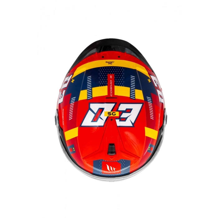 Cosmo Sv Sergio Garcia E5 Parlak Açık Kask