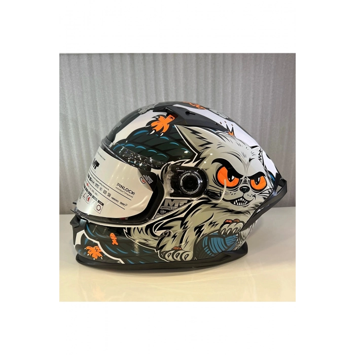KASK MT BRAKER SV THE KING A7 PARLAK MAVİ