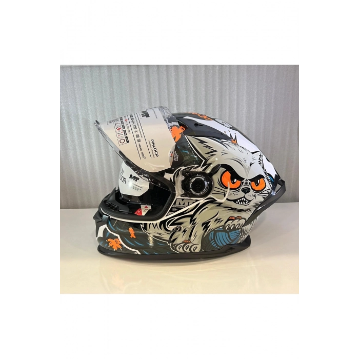 KASK MT BRAKER SV THE KING A7 PARLAK MAVİ