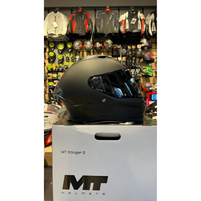 MT KASK FF126 STINGER 2 PURE A1 MAT(ŞEFFAF VİZÖRLÜ)