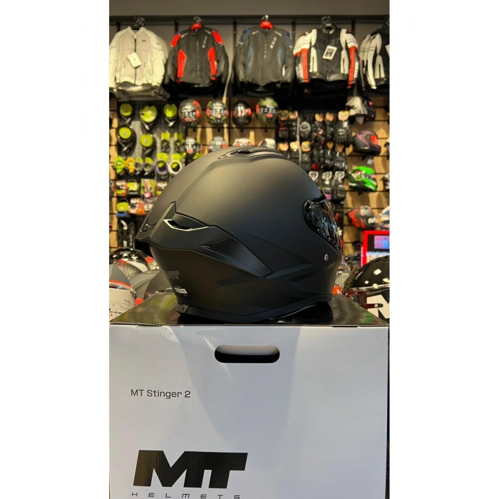 MT KASK FF126 STINGER 2 PURE A1 MAT(ŞEFFAF VİZÖRLÜ)