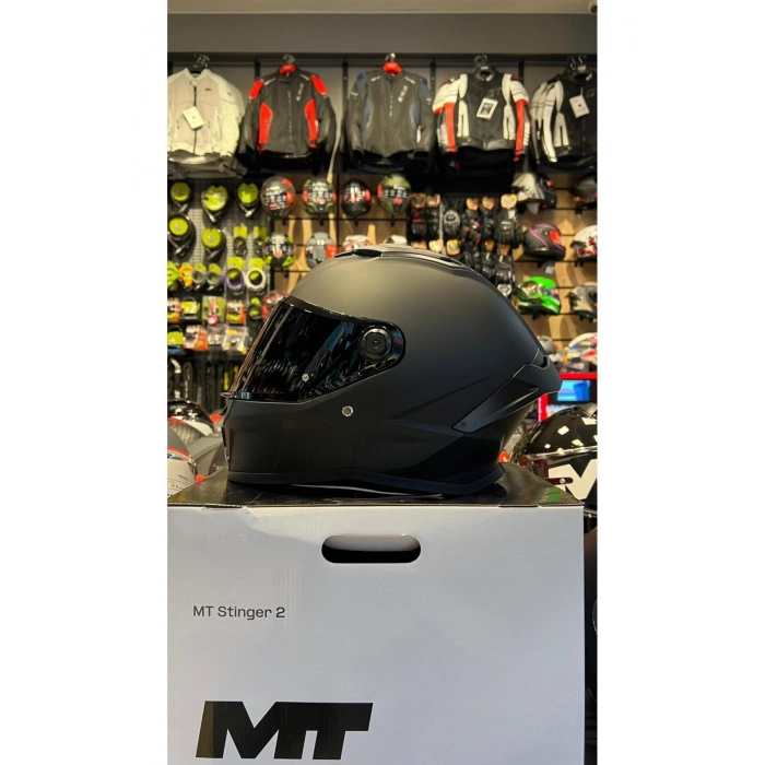 MT KASK FF126 STINGER 2 PURE A1 MAT(ŞEFFAF VİZÖRLÜ)