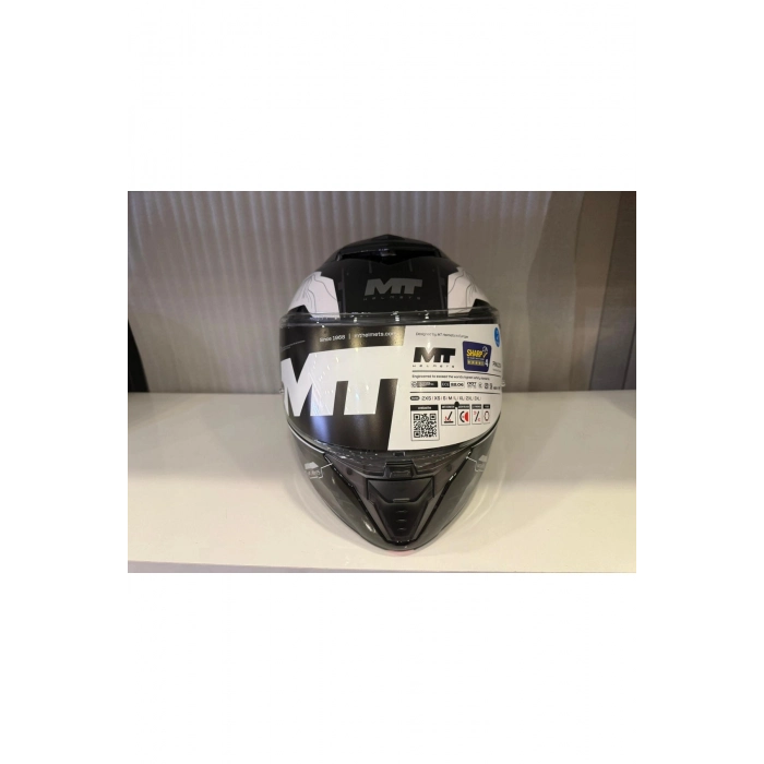 KASK MT ATOM 2 HİGHLANDS A7 MAVİ/BEYAZ/SİYAH