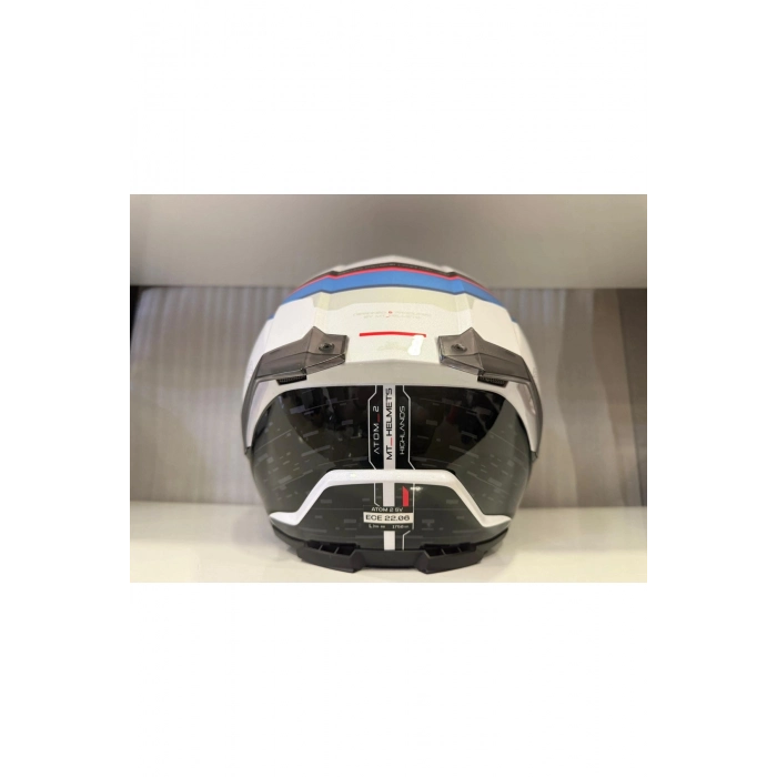 KASK MT ATOM 2 HİGHLANDS A7 MAVİ/BEYAZ/SİYAH