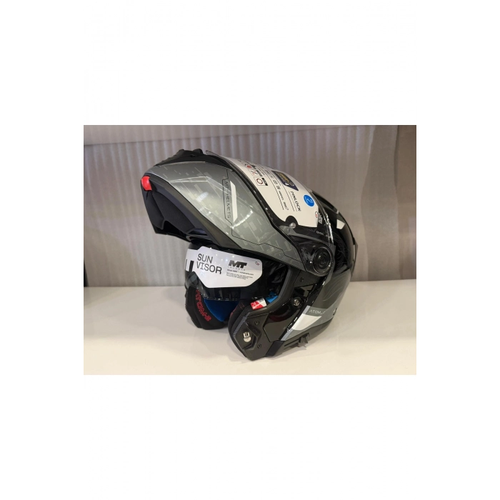 KASK MT ATOM 2 HİGHLANDS C2 PARLAK GRİ