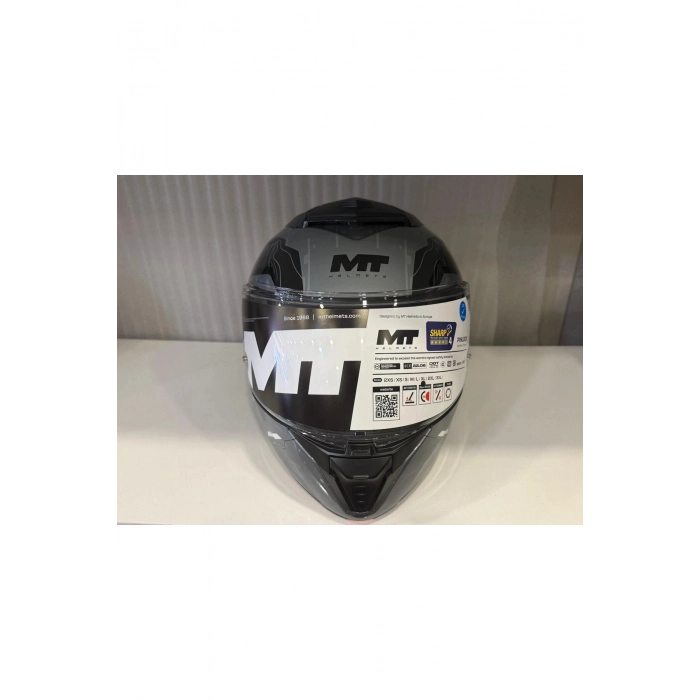 KASK MT ATOM 2 HİGHLANDS C2 PARLAK GRİ