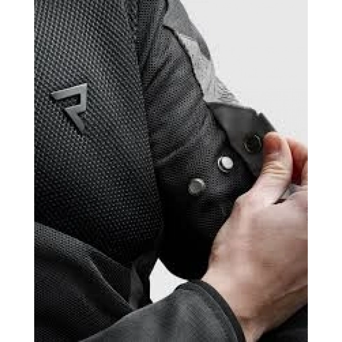 JAX SİYAH GRİ MOTORCU MONTU