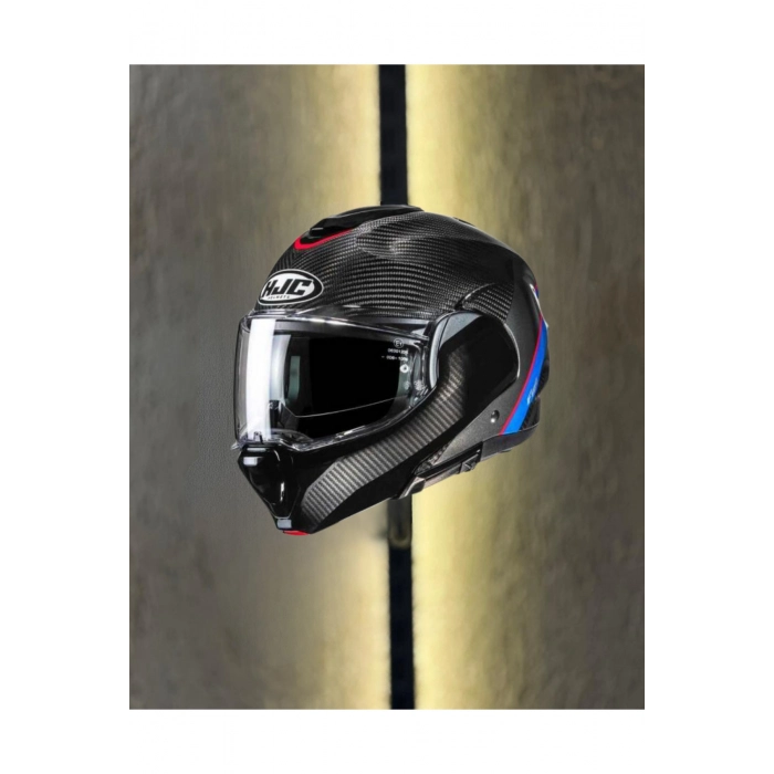 F100 ÇENE AÇILIR KASK CARBON STAN MC21 E1450